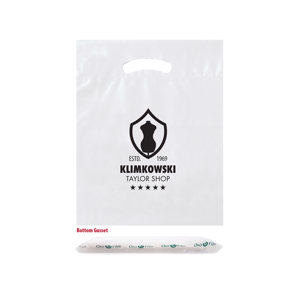 12" x 16" x 3" OXO LDPE plastic bag with gusset... from ASI 35290 American Ad Bag Co