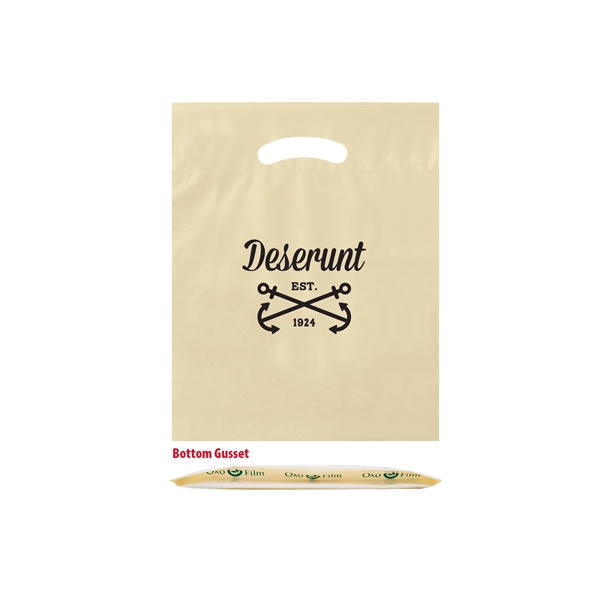 9" x 12" x 2" OXO LDPE plastic bag with fold... from ASI 35290 American Ad Bag Co