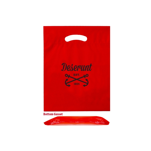 9" x 12" x 2" OXO LDPE plastic bag with fold... from ASI 35290 American Ad Bag Co