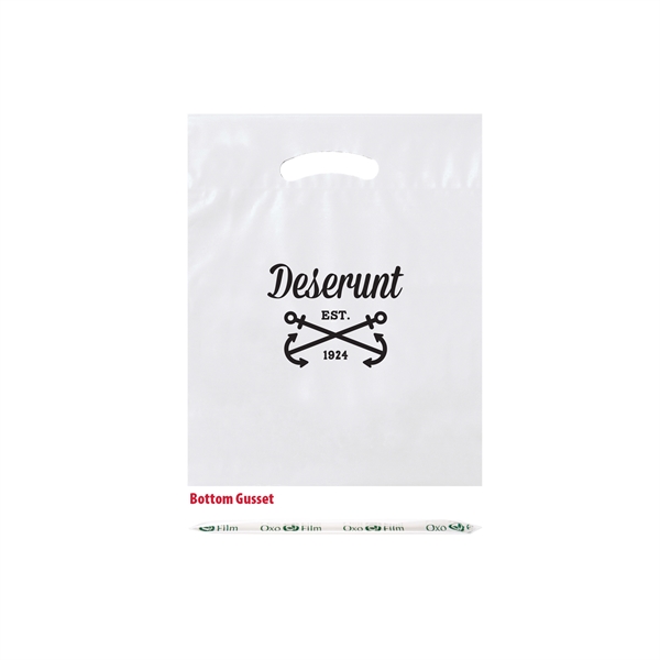 9" x 12" x 2" OXO LDPE plastic bag with fold... from ASI 35290 American Ad Bag Co