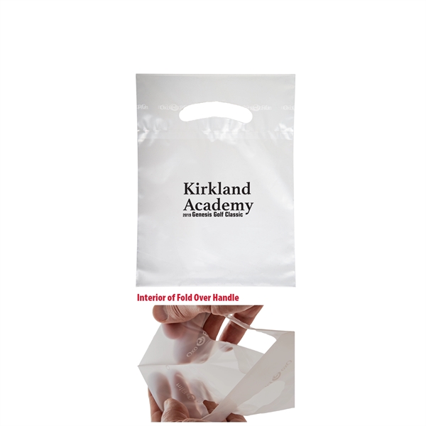 7.5" x 10" OXO LDPE plastic bag with fold over top,... from ASI 35290 American Ad Bag Co