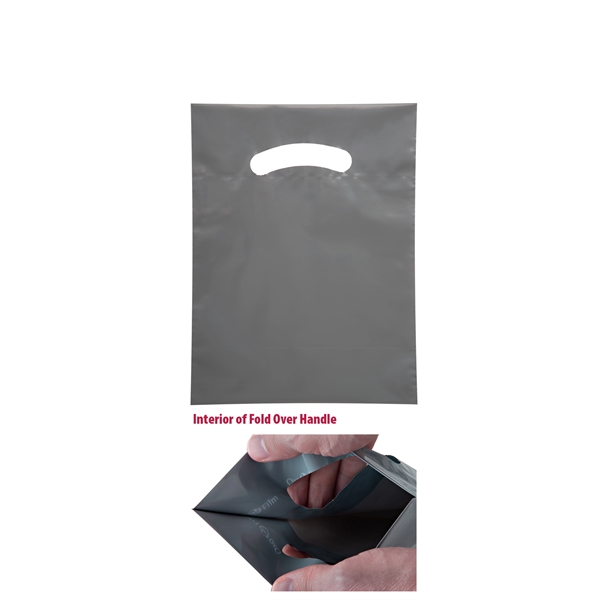 7.5" x 10" OXO LDPE plastic bag with fold over top,... from ASI 35290 American Ad Bag Co