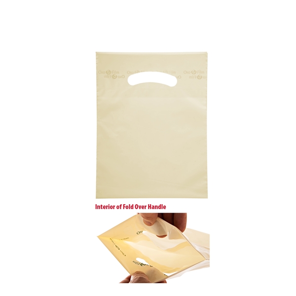 7.5" x 10" OXO LDPE plastic bag with fold over top,... from ASI 35290 American Ad Bag Co