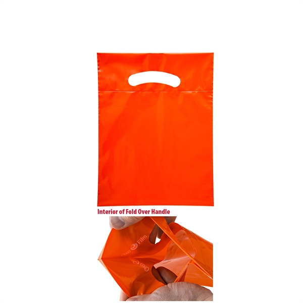 7.5" x 10" OXO LDPE plastic bag with fold over top,... from ASI 35290 American Ad Bag Co