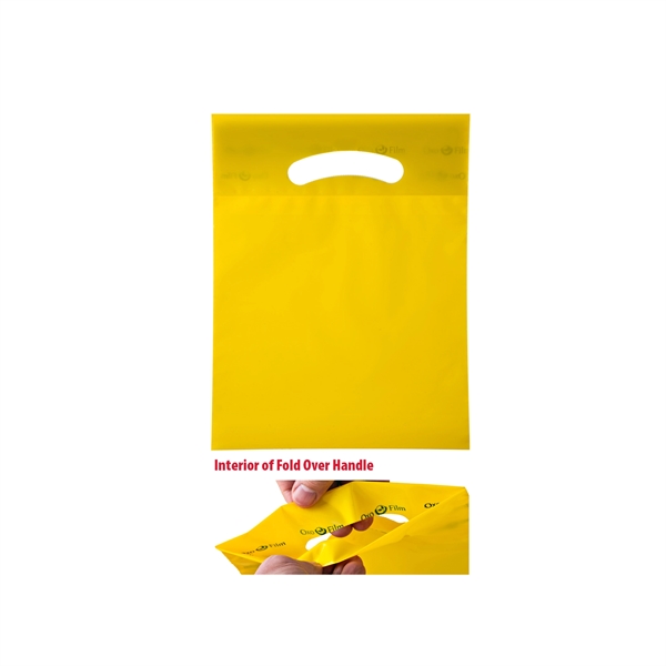7.5" x 10" OXO LDPE plastic bag with fold over top,... from ASI 35290 American Ad Bag Co