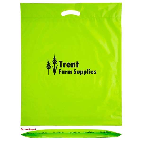 18" x 22 " x 3" OXO LDPE plastic bag with... from ASI 35290 American Ad Bag Co