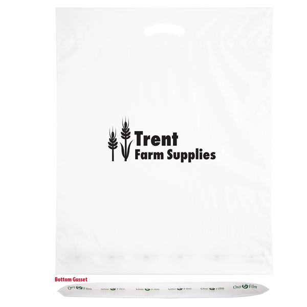 18" x 22 " x 3" OXO LDPE plastic bag with... from ASI 35290 American Ad Bag Co