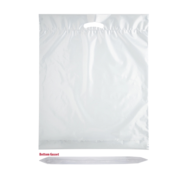 15" x 18 " x 3" OXO LDPE plastic bag with... from ASI 35290 American Ad Bag Co