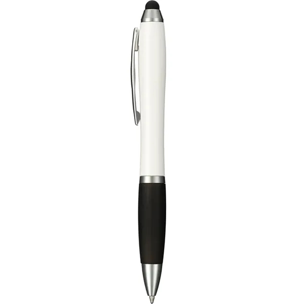 Twist-action ballpoint pen with black ink, stylus and antimicrobial additive.... from ASI 66887 PCNA / Bullet