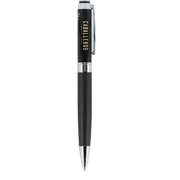 Ballpoint pen with recycled brass barrel and black gel ink.... from ASI 66887 PCNA / Leeds