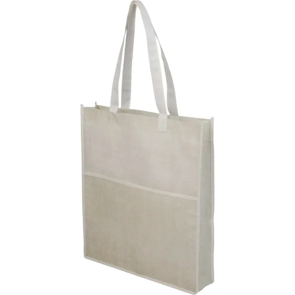 3" x 14.8" x 16.5" recycled non-woven tote bag.... from ASI 66887 PCNA / Bullet