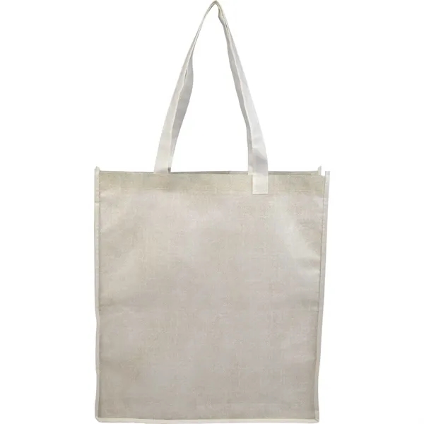 3" x 14.8" x 16.5" recycled non-woven tote bag.... from ASI 66887 PCNA / Bullet