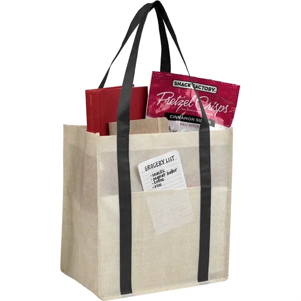 8.5" x 12.7" x 12.2" recycled, non-woven grocery tote.... from ASI 66887 PCNA / Bullet