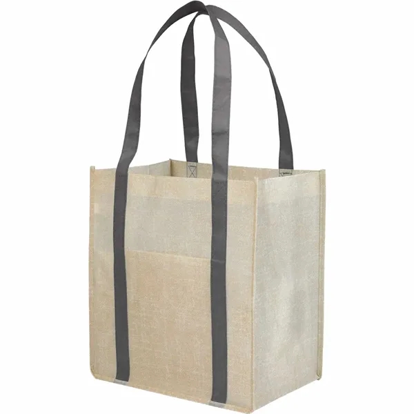 8.5" x 12.7" x 12.2" recycled, non-woven grocery tote.... from ASI 66887 PCNA / Bullet