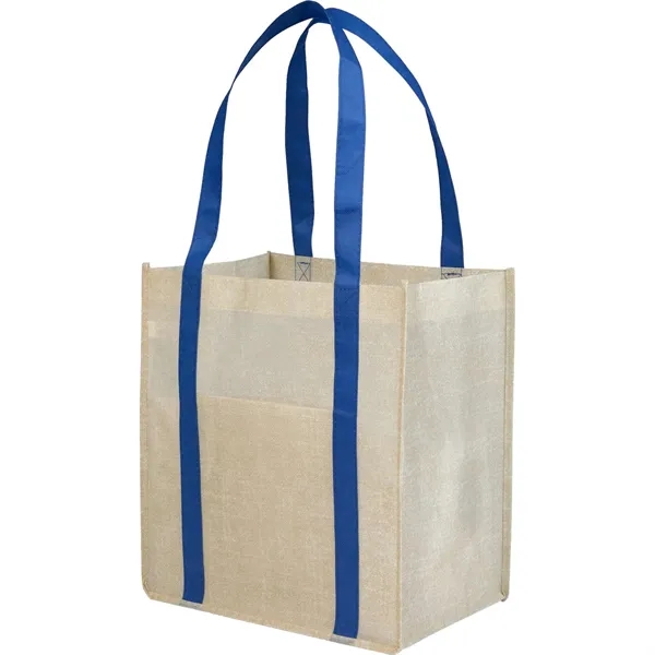 8.5" x 12.7" x 12.2" recycled, non-woven grocery tote.... from ASI 66887 PCNA / Bullet