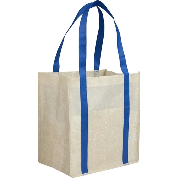 8.5" x 12.7" x 12.2" recycled, non-woven grocery tote.... from ASI 66887 PCNA / Bullet