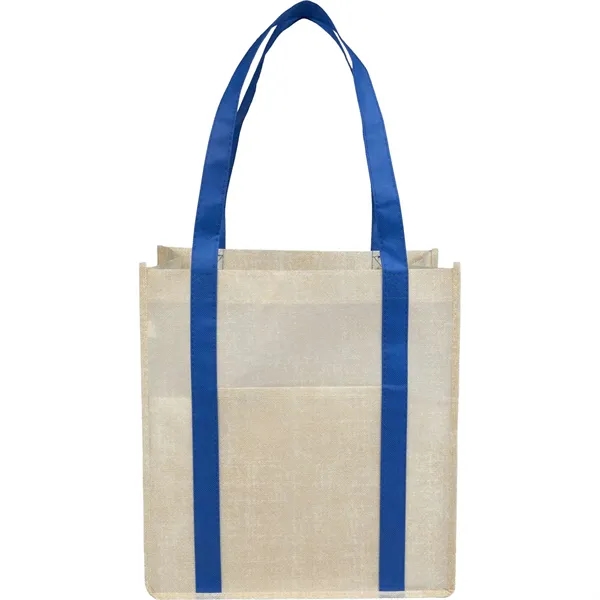 8.5" x 12.7" x 12.2" recycled, non-woven grocery tote.... from ASI 66887 PCNA / Bullet