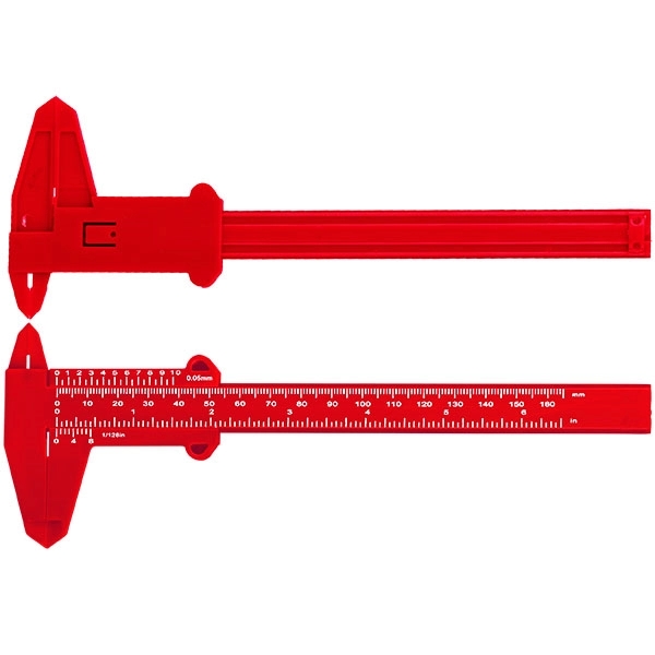 160MM/6" Plastic Double Scale Vernier Caliper... from ASI 74585 Nu Promo International / Nu Promo Line
