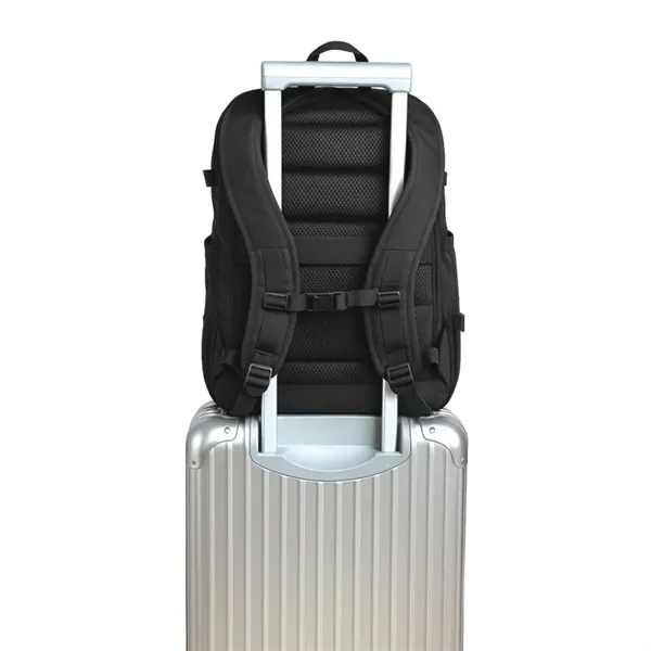 Main compartment with two-way zippered closure, Middle zippered compartment with organizer,Two... from ASI 41511 Brainchild USA Inc / BrainChild Gift Club