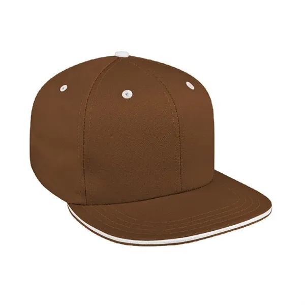 Order Custom Flat Brim High Crown, Cotton Twill, Snapback Baseball Caps.... from ASI 73775 Unionwear