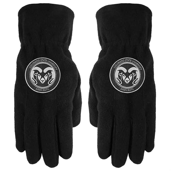 100% polyester fleece text gloves with an elastic band at the... from ASI 90160 Suntex Industries