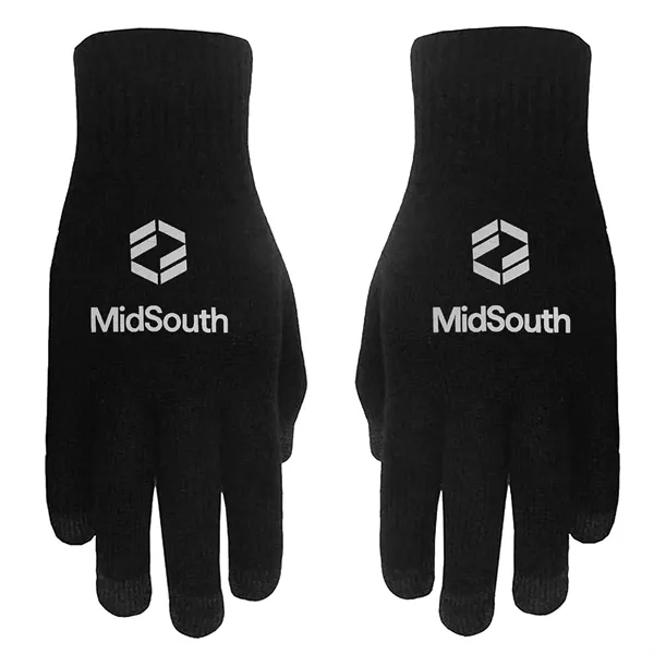 100% acrylic knit gloves featuring dot gripper on palms and conducting... from ASI 90160 Suntex Industries