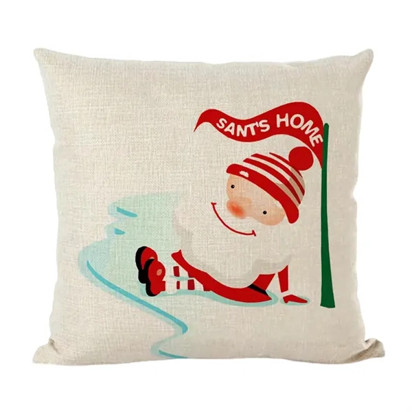 Cotton linen throw pillow cover plus full color digital print on... from ASI 37218 Athena Promo (tm)