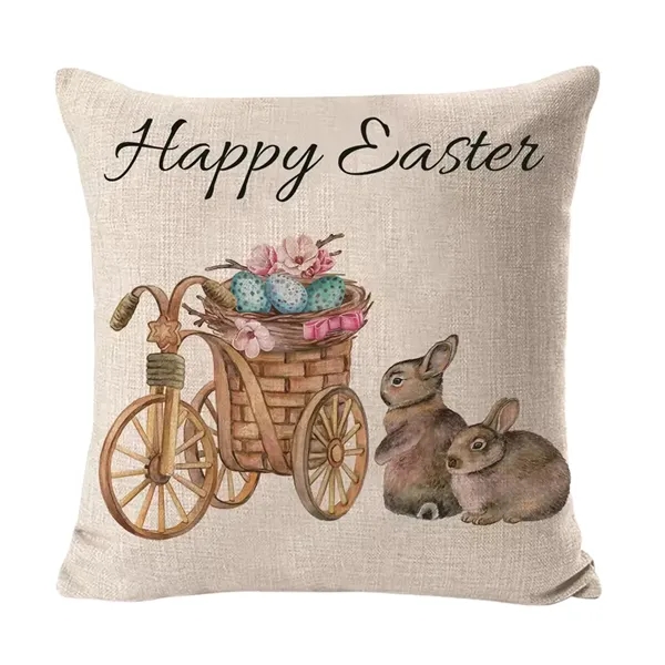 Cotton linen throw pillow cover plus full color digital print on... from ASI 37218 Athena Promo (tm)