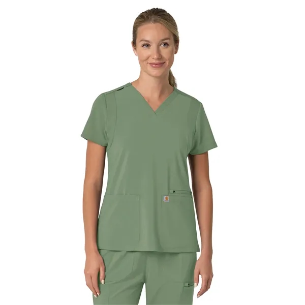 Carhartt Scrubs - Cross-Flex - Women's Three-Pocket Flex...... from ASI 86018 Scrub Authority / Uniform Stores
