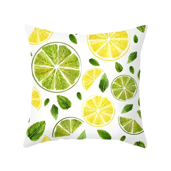 Short plush throw pillow cover plus full color digital print on... from ASI 37218 Athena Promo (tm)