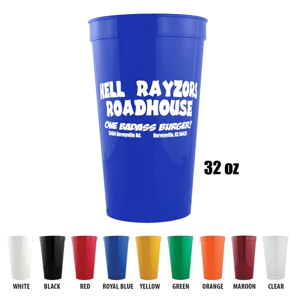 32 ounce stadium cup.... from ASI 93520 Ventura Inc