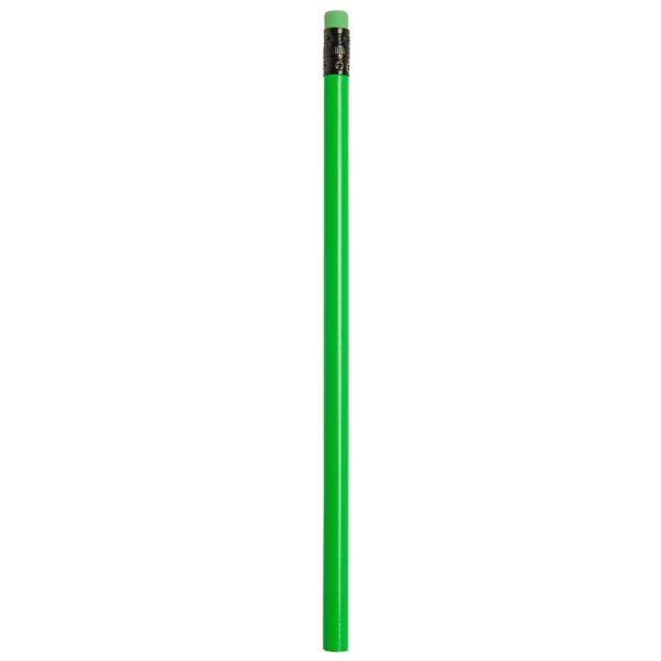 #2 Pencil with a bright neon color, matching eraser and black... from ASI 52840 Evans Manufacturing