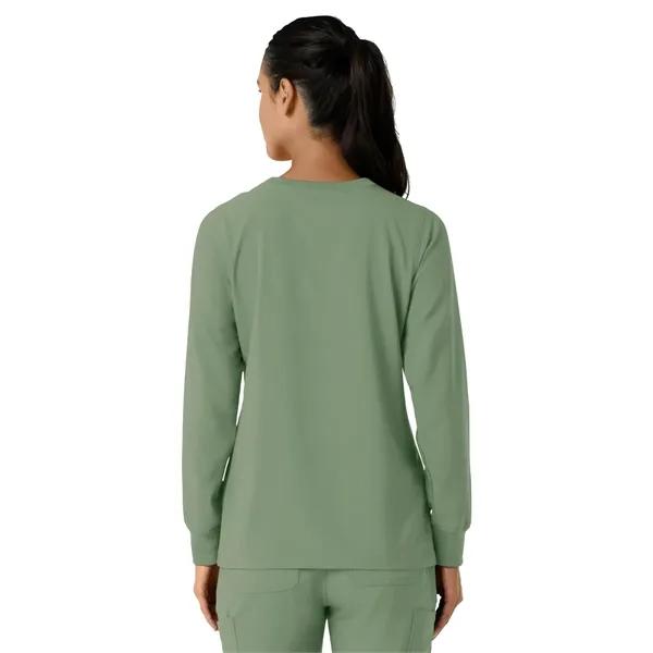 Carhartt Scrubs - Women's One-Pocket Crew Neck Long Sleev...... from ASI 86018 Scrub Authority