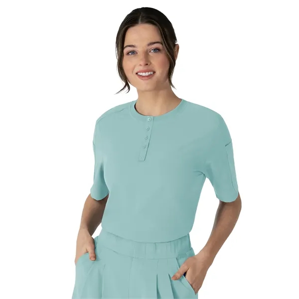 Wink - Renew - Women's Two-Pocket Tuck-In Henley Scrub Top... from ASI 86018 Scrub Authority