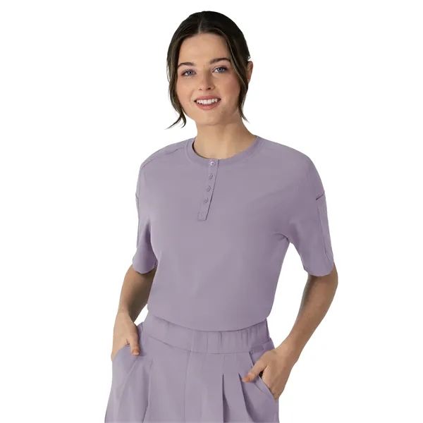 Wink - Renew - Women's Two-Pocket Tuck-In Henley Scrub Top... from ASI 86018 Scrub Authority