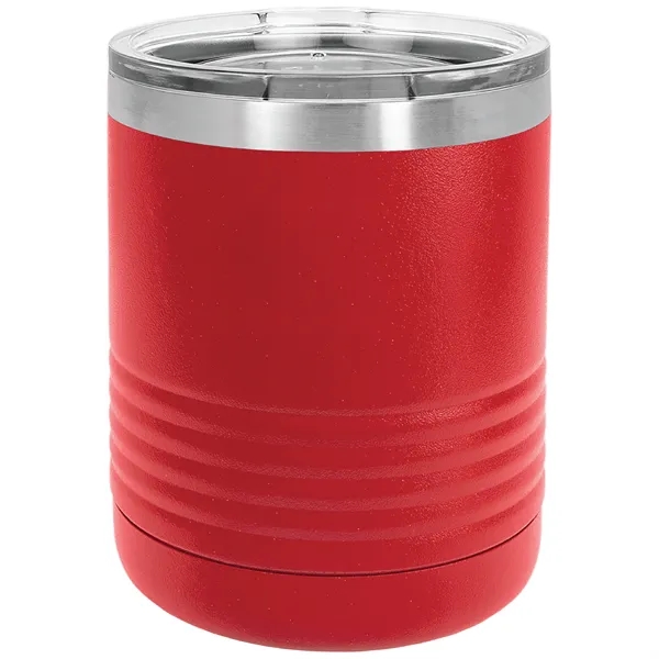 Polar Camel 10 ounce insulated stainless steel travel tumbler with clear... from ASI 74601 Calico