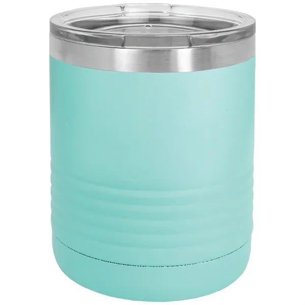 Polar Camel 10 ounce insulated stainless steel travel tumbler with clear... from ASI 74601 Calico