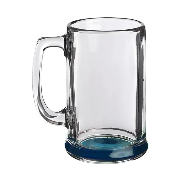 15 oz. clear glass ridged beer mug with thick handle and... from ASI 39552 BEL Promo