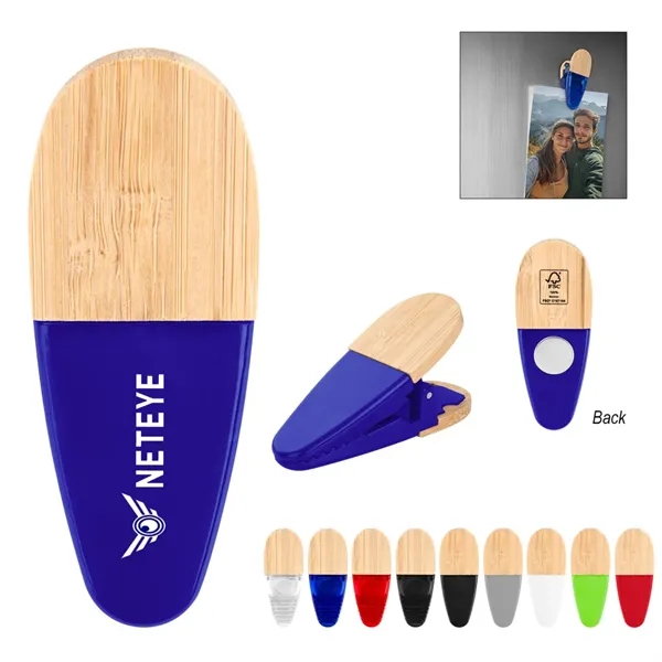 Magnetic clip made from bamboo.... from ASI 57956 Graphco line