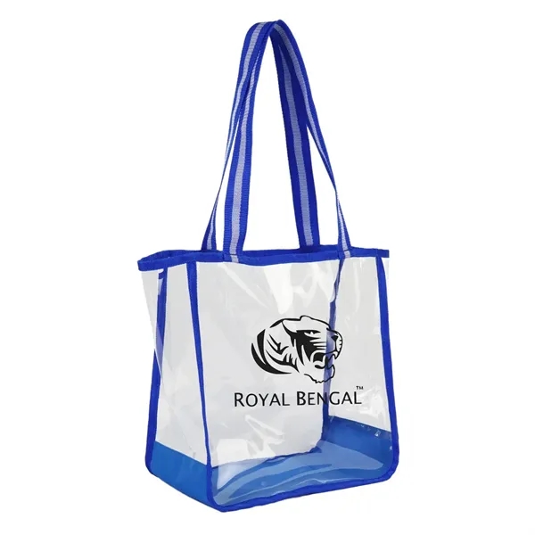 Clear tote bag with a transparent design.... from ASI 57956 Graphco line