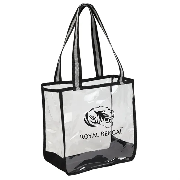 Clear tote bag with a transparent design.... from ASI 57956 Graphco line
