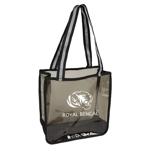 Clear tote bag with a transparent design.... from ASI 57956 Graphco line