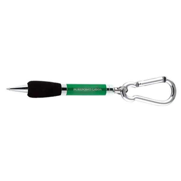 Metal body pen with a carabiner... from ASI 57956 Graphco line