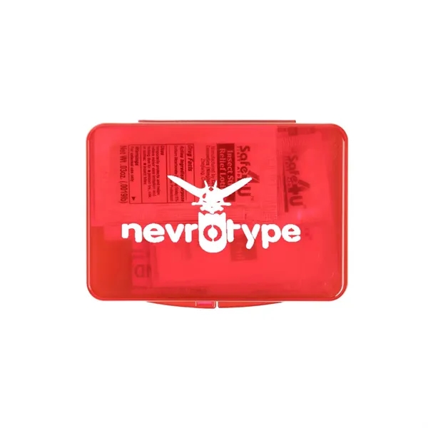 First aid kit with 12 essential medical supplies.... from ASI 57956 Graphco line