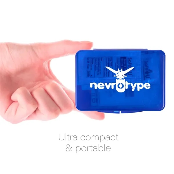 First aid kit with 12 essential medical supplies.... from ASI 57956 Graphco line