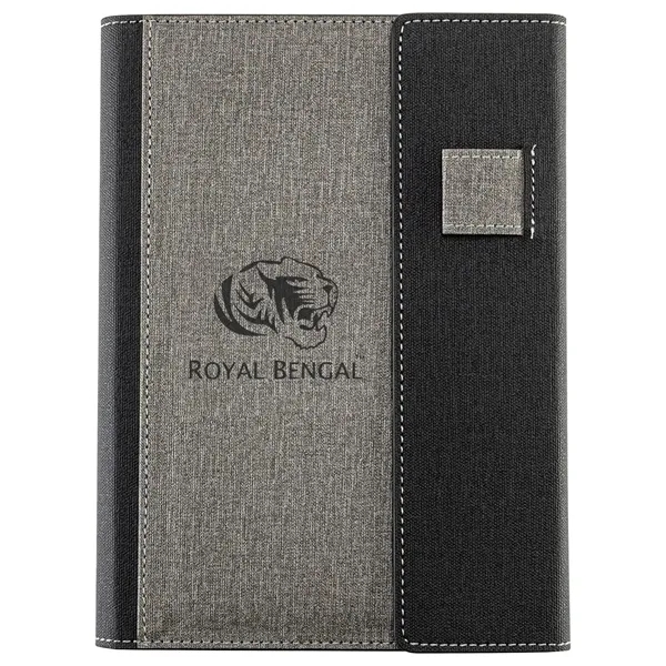 Refillable hardcover journal with card pockets and a magnetic closure.... from ASI 57956 Graphco line