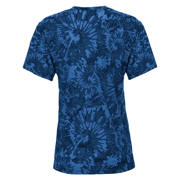 The Tie-Dye Tri-Blend Women's Tee is crafted from a performance fabric... from ASI 37461 Augusta Sportswear