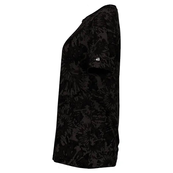 The Tie-Dye Tri-Blend Women's Tee is crafted from a performance fabric... from ASI 37461 Augusta Sportswear