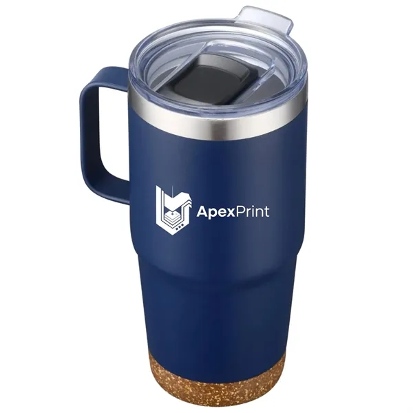 24oz stainless steel travel mug with a secure lid and comfortable... from ASI 57956 Graphco line