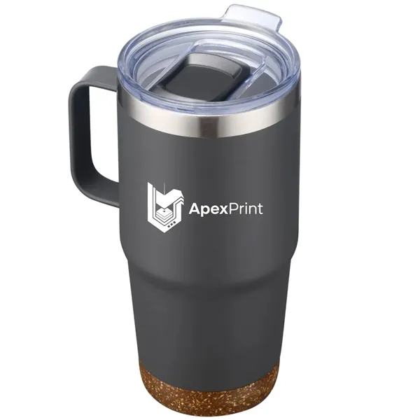 24oz stainless steel travel mug with a secure lid and comfortable... from ASI 57956 Graphco line